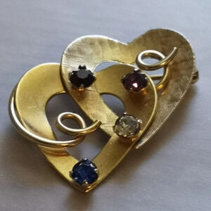 Heart  brooch